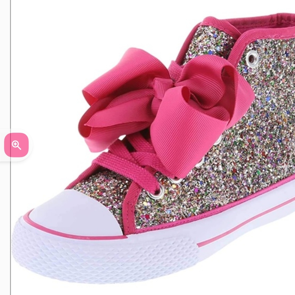 JoJo Siwa glitter high tops - Picture 1 of 9
